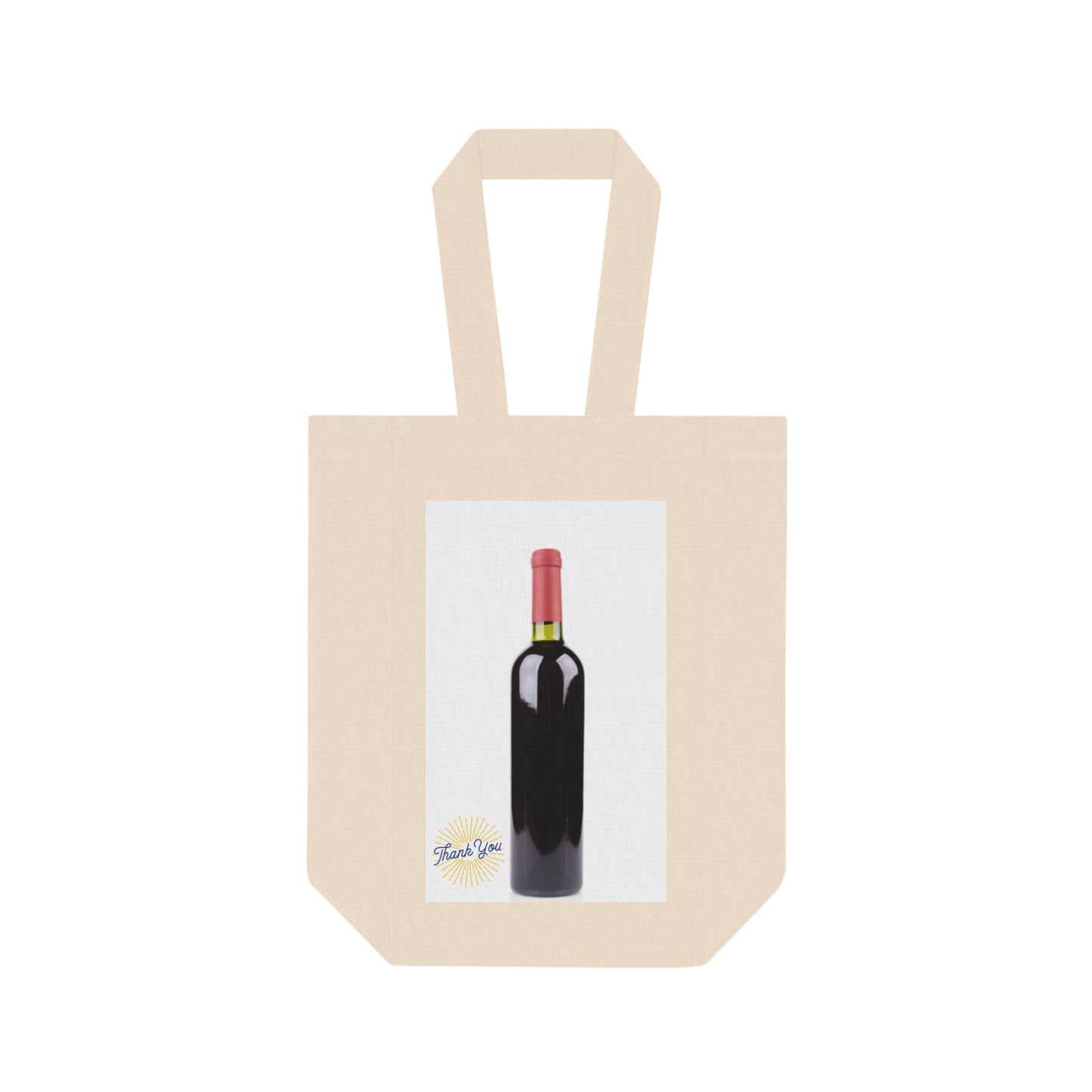 Double Wine Tote Bag for Wine Lovers, Perfect for Gifts, Picnics, and Parties - Eco-Friendly Wine Carrier