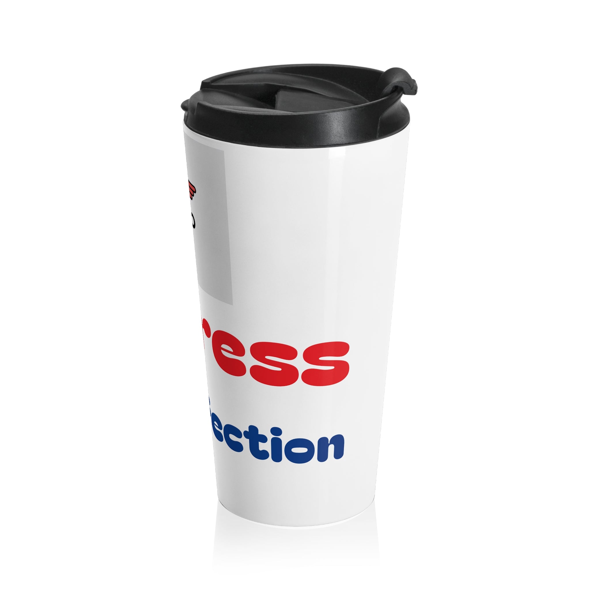 Travel Mug with Retro Airplane Design | Perfect for Travelers, Coffee Lovers, Gifts for Adventurers, Jet Setter Accessories
