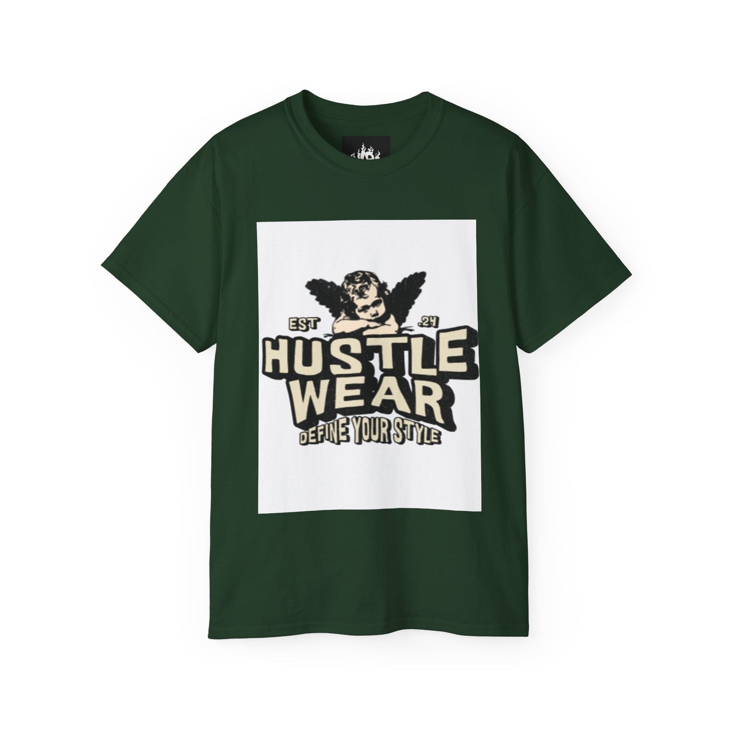 Hustle Wear Unisex Ultra Cotton Tee - Graphic T-Shirt for Motivation, Casual Wear, Unique Gift, Everyday Style, Streetwear Fashion