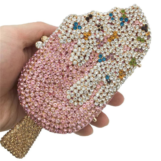 Crystal Ice Cream Bar Clutch