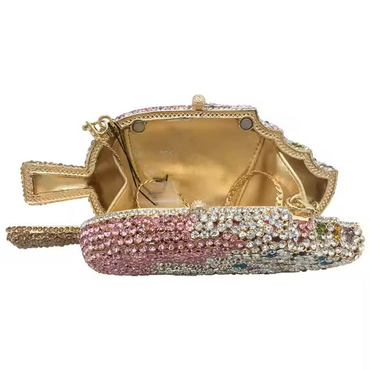 Crystal Ice Cream Bar Clutch