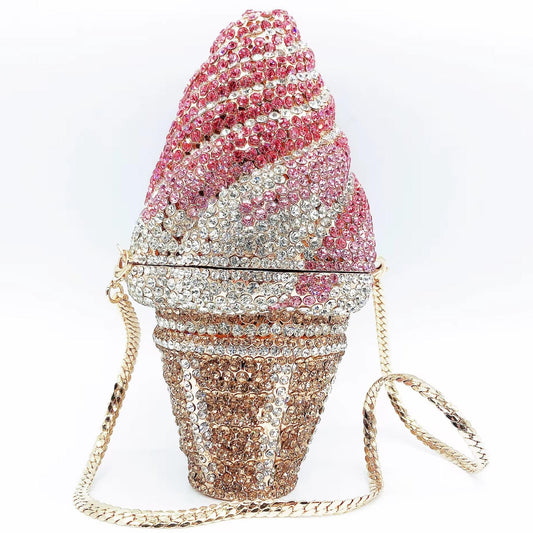Sparkly Ice Cream Clutch